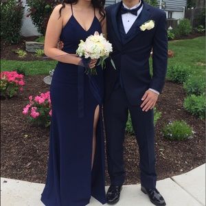 Macy’s Navy Blue Prom Dress